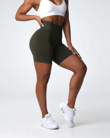 Gluteal Muscle Line Hip Raise Skinny Seamless Shorts Fitness  Shorts
