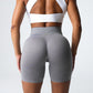 Gluteal Muscle Line Hip Raise Skinny Seamless Shorts Fitness  Shorts