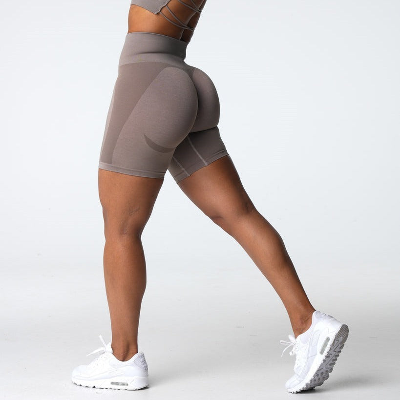 Gluteal Muscle Line Hip Raise Skinny Seamless Shorts Fitness  Shorts