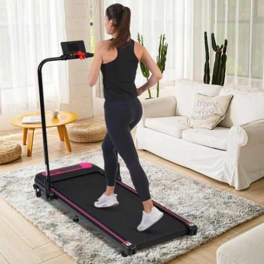 Home Office Folding Desk Treadmill 2.5 Horsepower With Adjustable Slope And Two Speed Modes, Load-bearing Capacity Of 300 Pounds