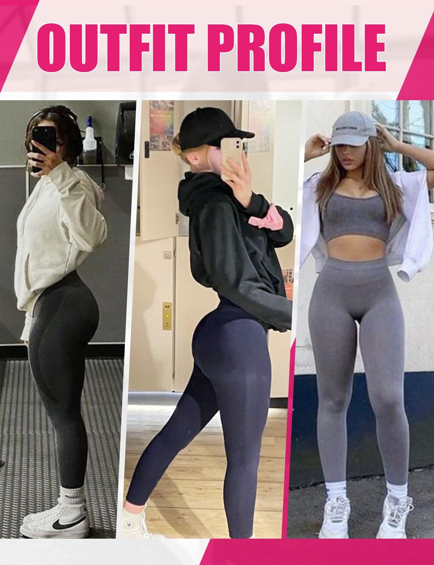 Leggings - Cropped High-waisted Seamless Solid Black